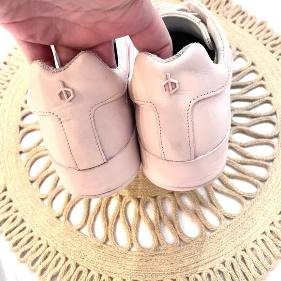 Rag & Bone RB1 Light Pink Low Leather Sneakers Unisex Size EU 37 - Picture 10 of 12